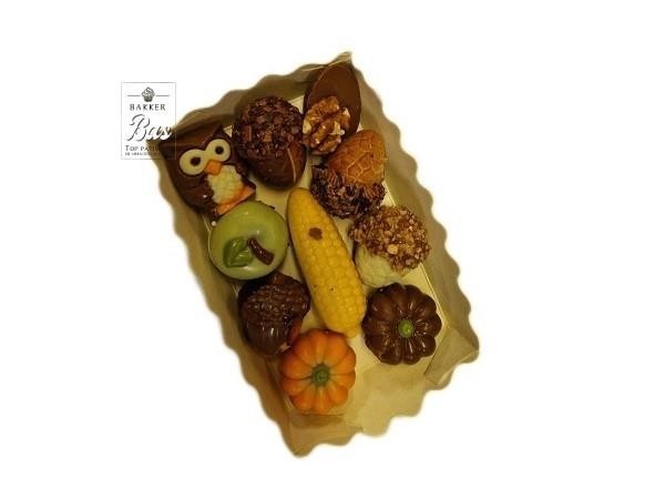 Herfstpraline verpakt